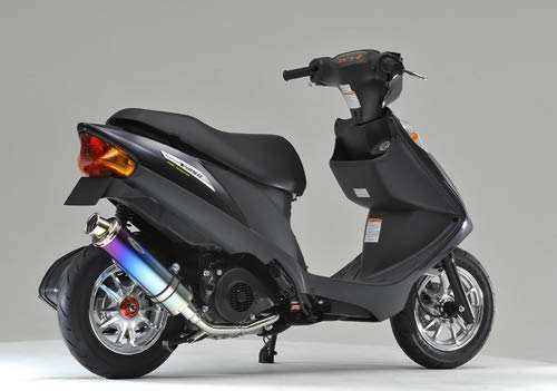Realize スズキ 09アドレスV125 CF4MA 22RacingTi Amazon | リアライズ(Realize) 4スト マフラー 22Racing Ti(チタン